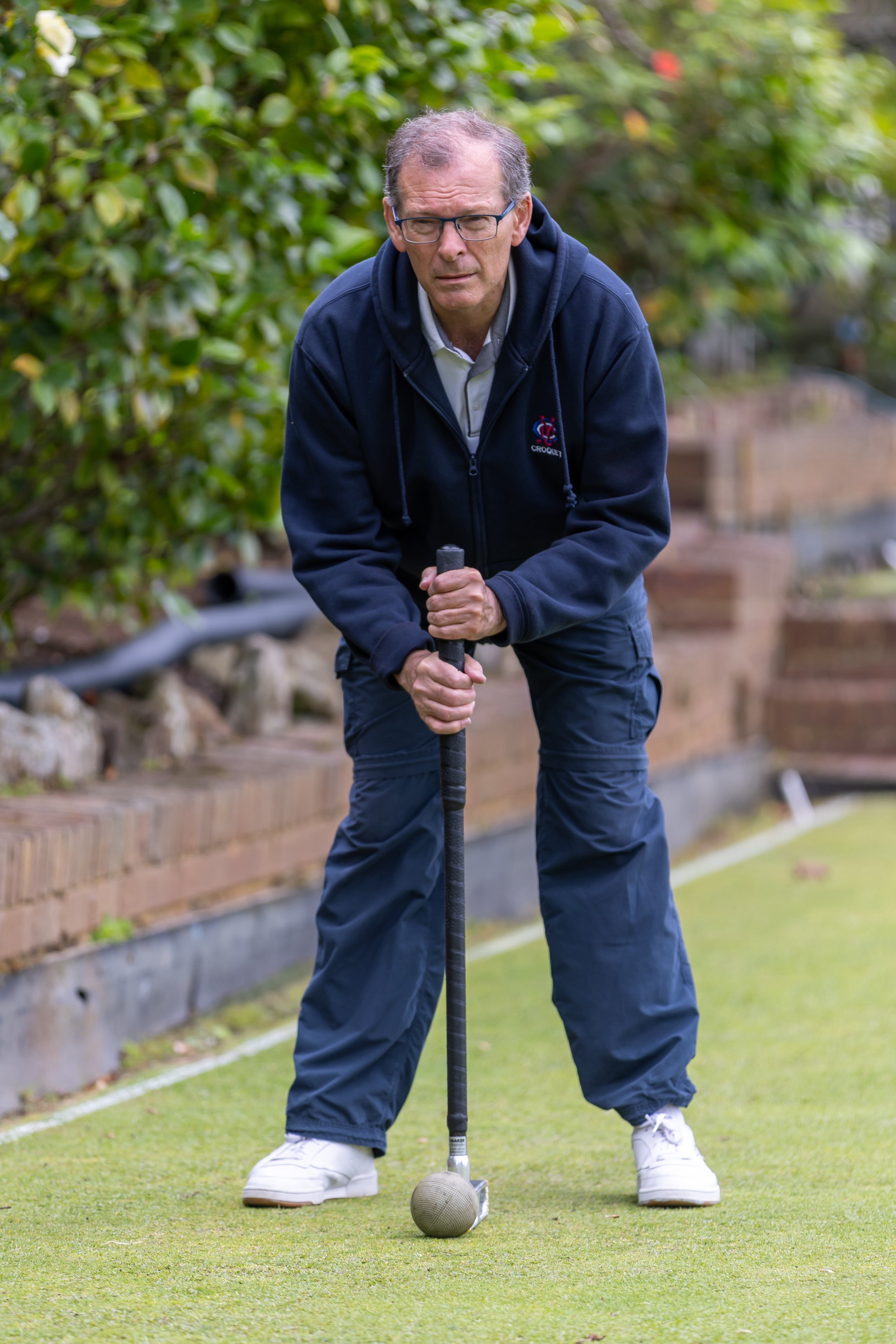 Paul Coughlin playing Croquet