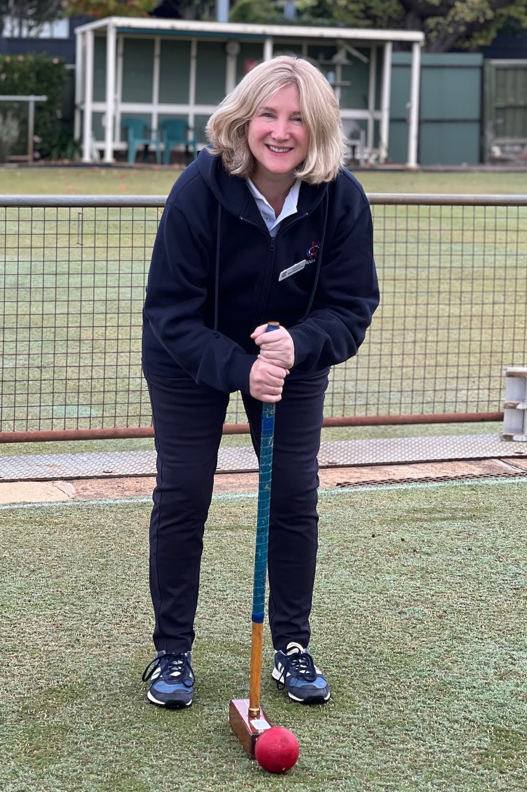 Penny Brassington playing Croquet